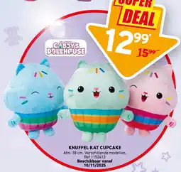 Trafic Knuffel kat cupcake aanbieding