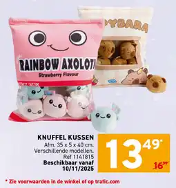 Trafic Knuffel kussen aanbieding