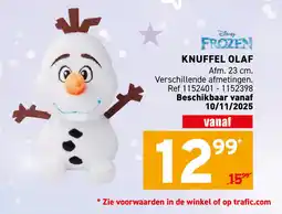 Trafic FROZEN Knuffel olaf aanbieding