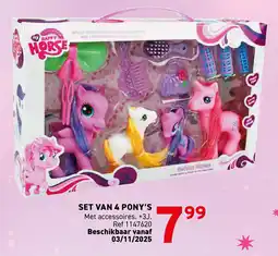 Trafic Set van 4 pony's aanbieding