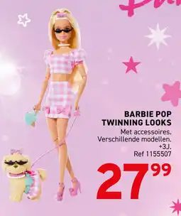 Trafic Barbie pop twinning looks aanbieding