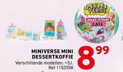 Trafic Miniverse mini dessertkoffie aanbieding