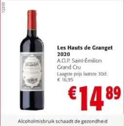 Colruyt Les Hauts de Granget 2020 aanbieding
