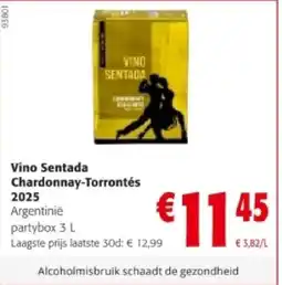 Colruyt Vino Sentada Chardonnay-Torrontés 2025 aanbieding