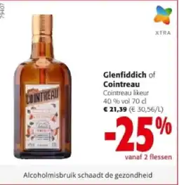 Colruyt Glenfiddich of Cointreau Cointreau likeur 40 % vol 70 cl aanbieding