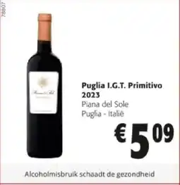 Colruyt Puglia I.G.T. Primitivo 2023 aanbieding