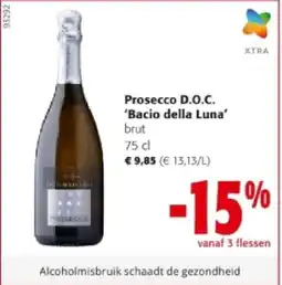 Colruyt Prosecco D.O.C. 'Bacio della Luna' aanbieding