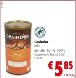 Colruyt Graindor Mild gemalen koffie 500 g aanbieding
