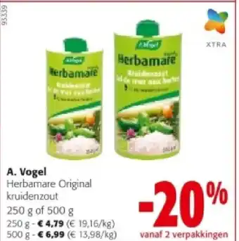 Colruyt A. Vogel 250 g aanbieding