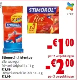 Colruyt Stimorol Original 6 x 14 g aanbieding