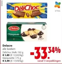 Colruyt Delacre Délichoc Melk 150 g aanbieding