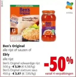 Colruyt Ben's Original volwaardige rijst 500 g aanbieding