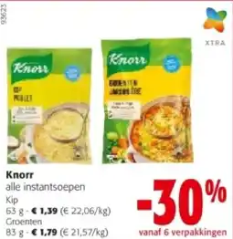 Colruyt Knorr Groenten 83 g aanbieding