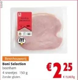 Colruyt Boni Selection beenham 4 sneetjes 150 g aanbieding