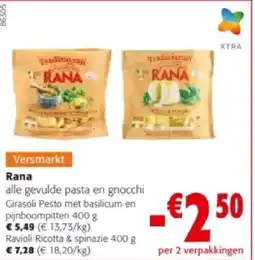 Colruyt Rana Girasoli Pesto met basilicum en pijnboompitten 400 g aanbieding