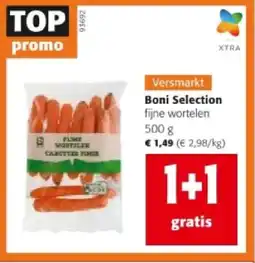 Colruyt Boni Selection fijne wortelen 500 g aanbieding