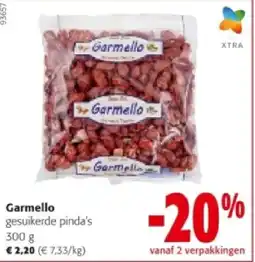 Colruyt Garmello gesuikerde pinda's 300 g aanbieding