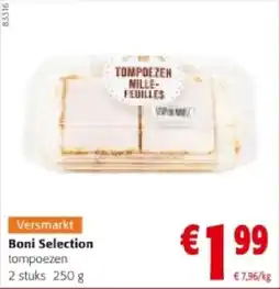 Colruyt Boni Selection tompoezen 2 stuks 250 g aanbieding
