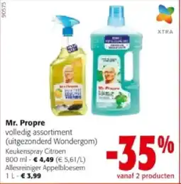 Colruyt Mr. Propre Keukenspray Citroen 800 ml aanbieding