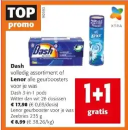 Colruyt Dash 3-in-1 pods Witter dan wit 26 dosissen aanbieding