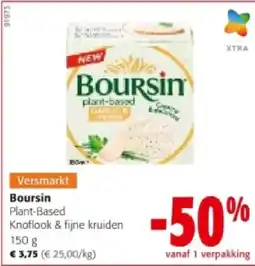 Colruyt Boursin Knoflook & fijne kruiden 150 g aanbieding