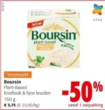 Colruyt Boursin Knoflook & fijne kruiden 150 g aanbieding