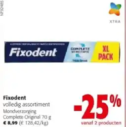Colruyt Fixodent Mondverzorging Complete Original 70 g aanbieding