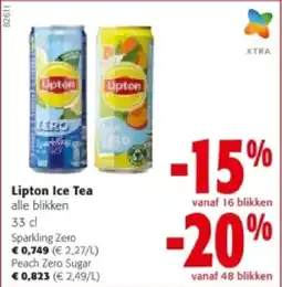 Colruyt Lipton Ice Tea Sparkling Zero aanbieding