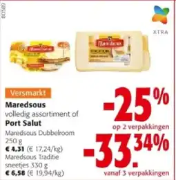 Colruyt Maredsous Dubbelroom 250 g aanbieding