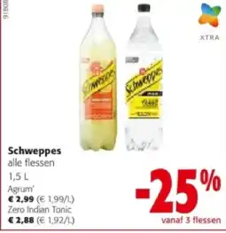 Colruyt Schweppes Agrum aanbieding