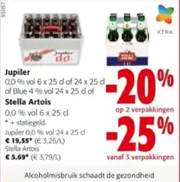 Colruyt Jupiler 0,0 % vol 24 x 25 cl aanbieding