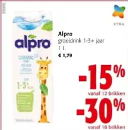 Colruyt Alpro groeidrink 1-3+ jaar 1L aanbieding