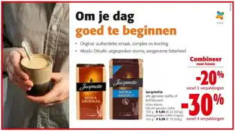 Colruyt Jacqmotte Moka gemalen koffie Original 500 g aanbieding