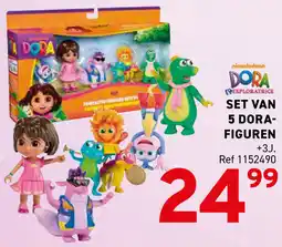 Trafic Set van 5 Dora Figuren aanbieding