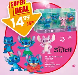 Trafic Set van 5 Stitch Figuren aanbieding