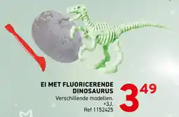 Trafic Ei Met Fluoricerende Dinosaurus aanbieding