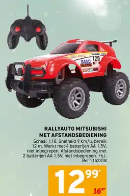 Trafic Rallyauto Mitsubishi met Afstandsbediening aanbieding