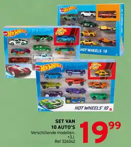 Trafic Set van 10 auto's aanbieding
