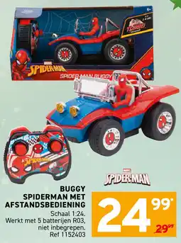 Trafic Buggy spiderman met afstandsbediening aanbieding