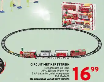 Circuit met Kersttrein
