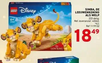 Trafic Simba, De Leeuwenkoning ALS Welp aanbieding