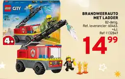 Trafic Lego city brandweerauto met ladder aanbieding