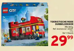 Trafic Lego city toeristische rode dubbeldekker aanbieding