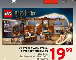 Trafic Lego harry potter kasteel zweinstein: toverspreukenles aanbieding