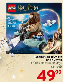 Trafic Lego harry potter hagrid en harry's rit op de motor aanbieding