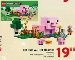 Trafic Lego minecraft het huis van het biggetje aanbieding