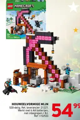Trafic Lego minecraft houweelvormige mijn aanbieding