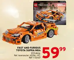 Trafic Lego technic fast and furious toyota supra mk4 aanbieding