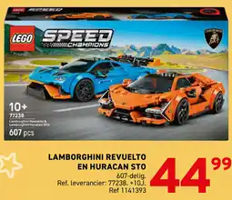 Trafic Lego speed lamborghini revuelto en huracan STO aanbieding