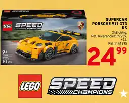 Trafic Lego speed supercar porsche 911 GT3 RS aanbieding